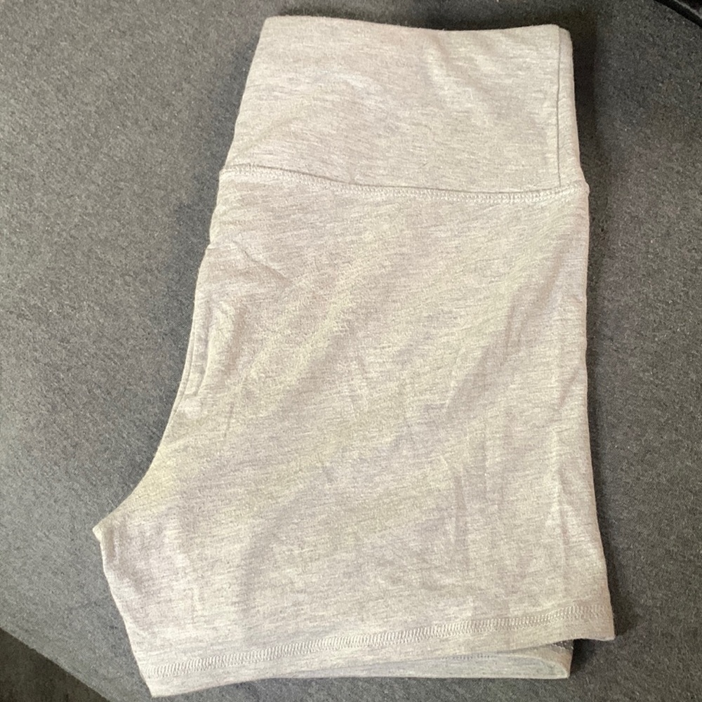 Gray gym shorts